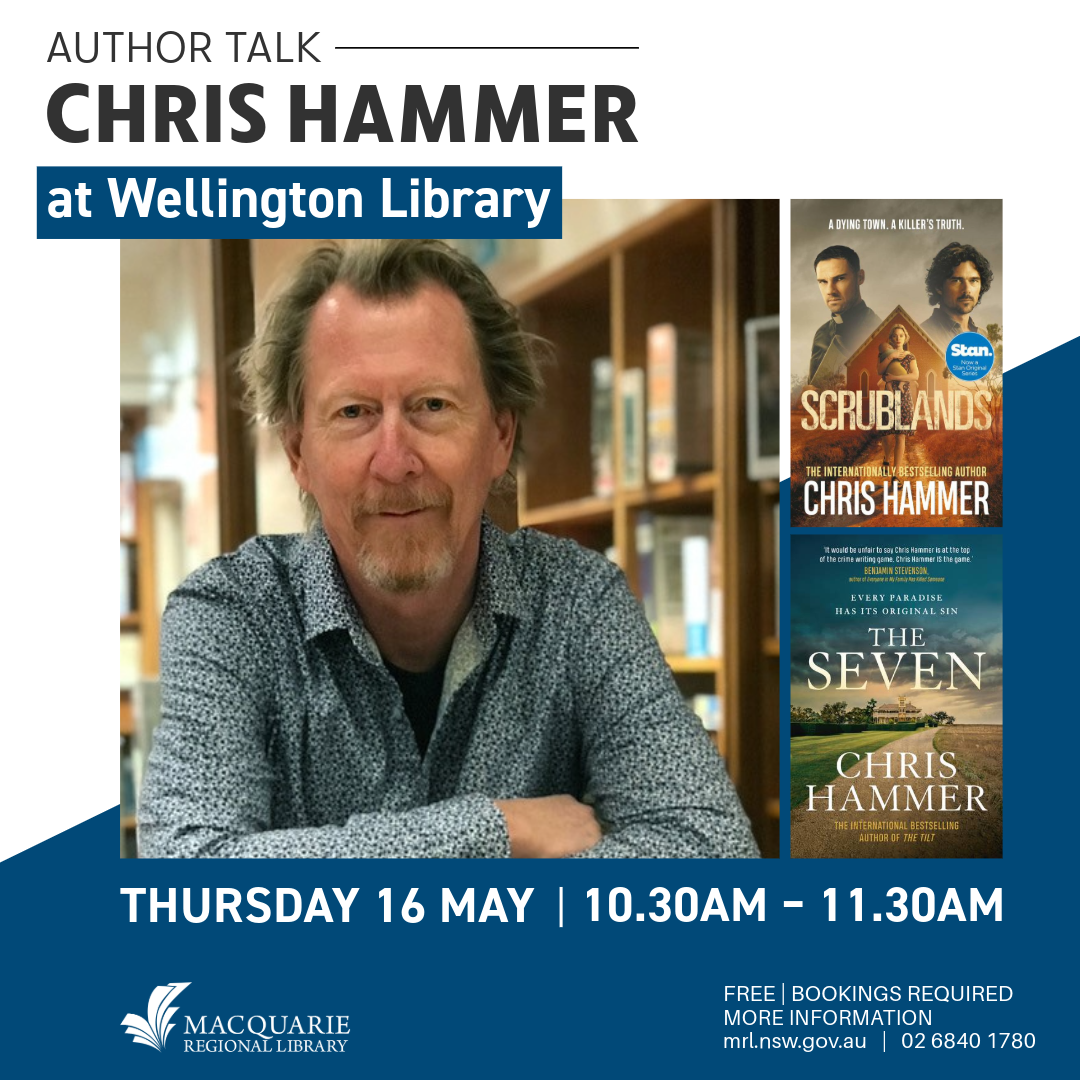 Author Talk: Chris Hammer @ Wellington Library